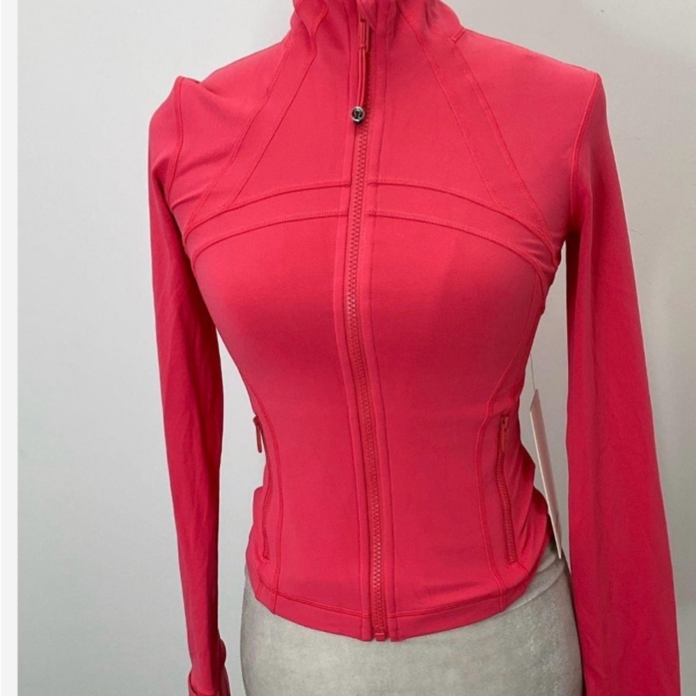 Lululemon glaze pink Hulu zip-up define cropped jacket sweatshirt 4 small